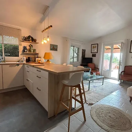 House With 2 Terraces And A Garden In *